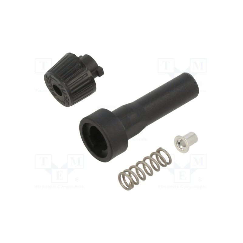 10 pcs : BK-HHJ-B-R - Fuse holder, cylindrical fuses, 6.3x32mm, on cable, Imax: 30A