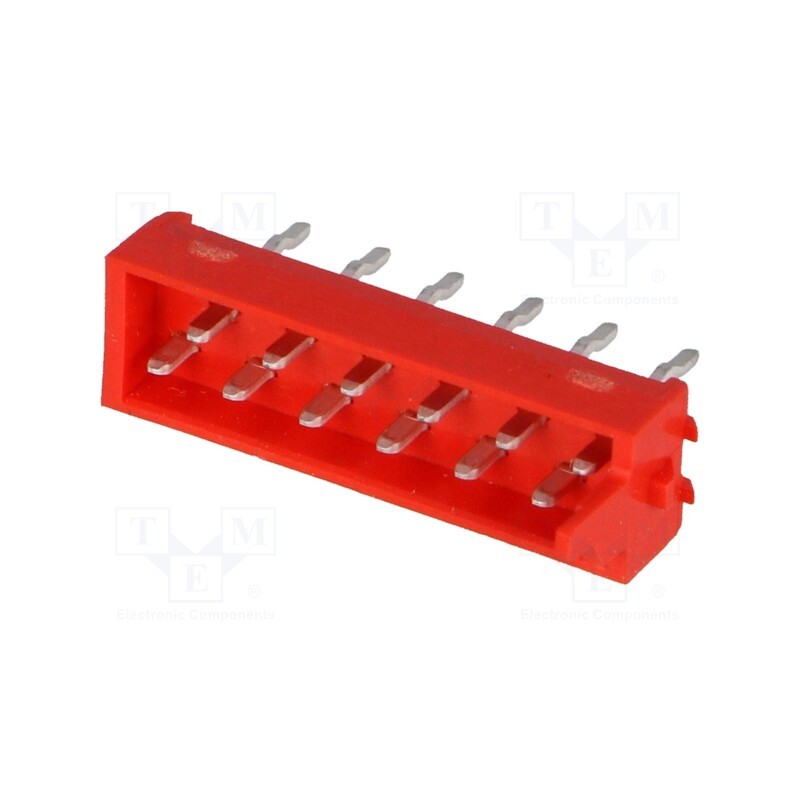 10 pcs : 8-215464-2 - Micro-MaTch, socket, male, PIN: 12, THT, on PCBs, 1.5A, Layout: 2x6