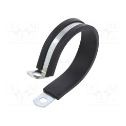 10 pcs : LKD1523 - Fixing clamp, ØBundle : 44.5÷47mm, W: 13mm, steel, SL, W1, DIN 3016