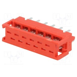 10 pcs : 8-215570-2 - Micro-MaTch, adapter, PIN: 12, IDC,THT, on PCBs,for ribbon cable