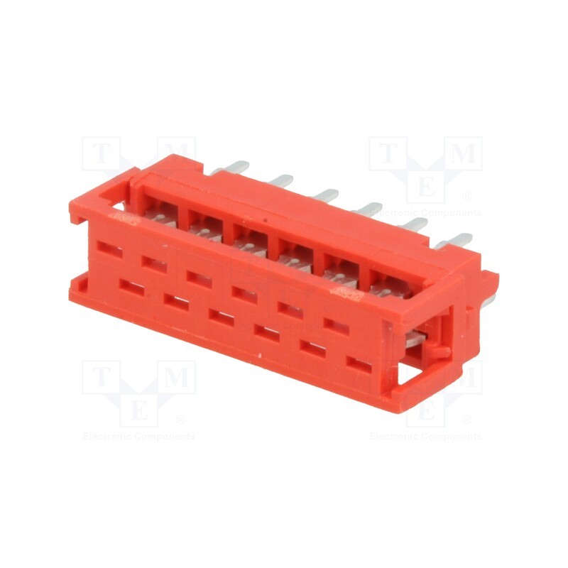 10 pcs : 8-215570-2 - Micro-MaTch, adapter, PIN: 12, IDC,THT, on PCBs,for ribbon cable