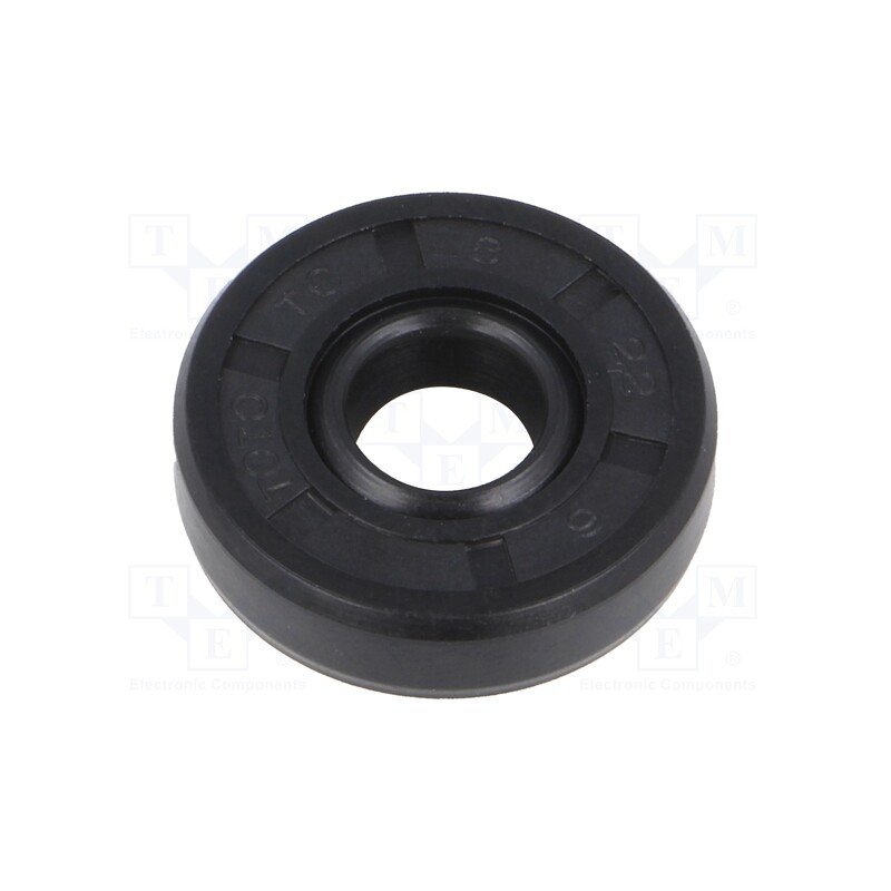 10 pcs : 03-008.00X022.0X 6 SIMERING AO TC NBR - Oil seal, NBR rubber, Thk: 6mm, -40÷100°C, Shore hardness: 70