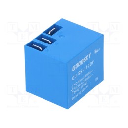 10 pcs : GU-SS-112DF - Relay: electromagnetic, SPDT, Ucoil: 12VDC, 30A, PCB, max.240VAC