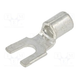10 pcs : 8224 - Tip: fork, M3,5, crimped, for cable, non-insulated, copper, 3.66mm