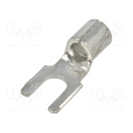 10 pcs : 8225 - Tip: fork, M4, crimped, for cable, non-insulated, copper, 4.32mm