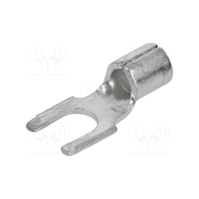 10 pcs : 8226 - Tip: fork, M4,5, crimped, for cable, non-insulated, copper, 4.98mm