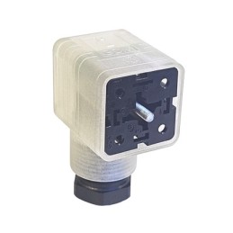 1 pcs - Hirschmann GDML 2P+E DIN 43650 A, Female Solenoid Valve Connector, with Indicator Light, 24 V ac/dc Voltage