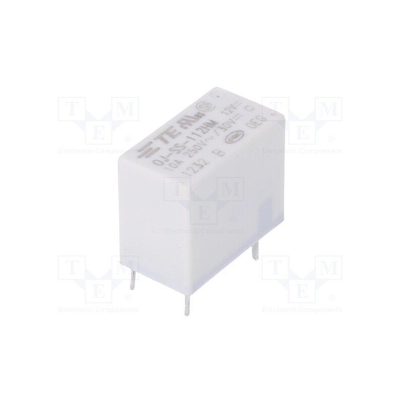 10 pcs : 1419135-3 - Relay: electromagnetic, SPST-NO, Ucoil: 12VDC, 10A, 10A/250VAC