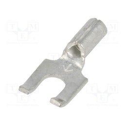 10 pcs : 8236 - Tip: fork, M3,5, crimped, for cable, non-insulated, copper, 3.66mm