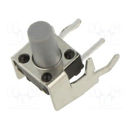 10 pcs : PTS645VH832 LFS - Microswitch TACT, SPST-NO, Pos: 2, 0.05A/12VDC, THT, none, 2N, round