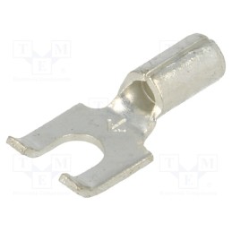 10 pcs : 8239 - Tip: fork, M3,5, crimped, for cable, non-insulated, copper, 3.66mm