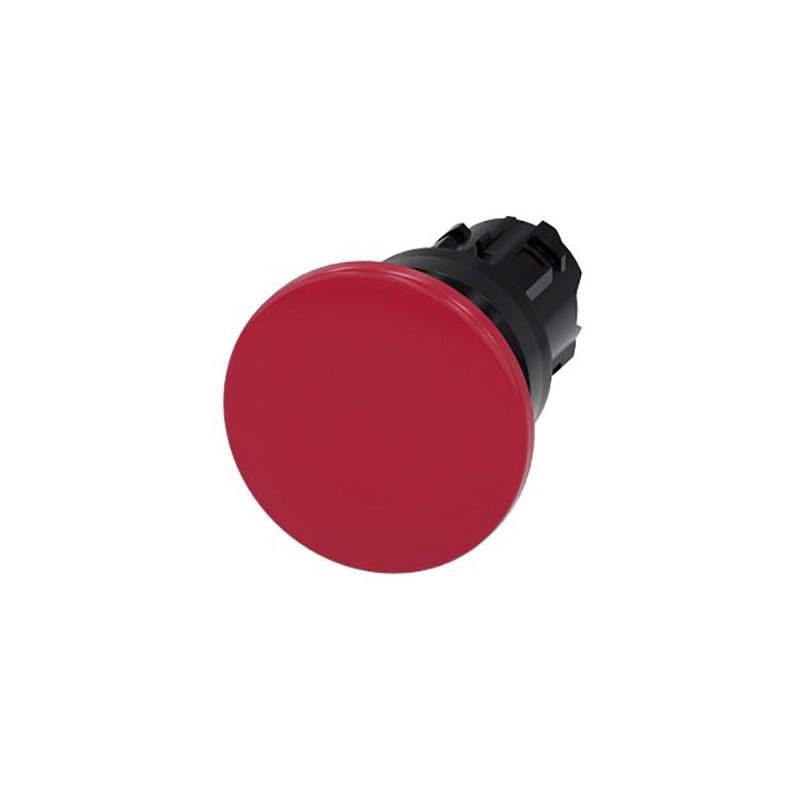 1 pcs - Siemens SIRIUS ACT Series Red Momentary Push Button Head, 22mm Cutout, IP66, IP67, IP69K