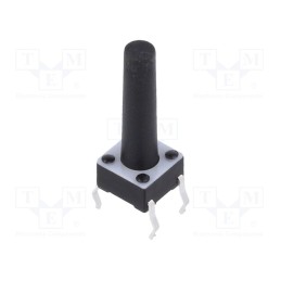 10 pcs : TL1105LF160Q - Microswitch TACT, SPST-NO, Pos: 2, 0.05A/12VDC, THT, 1.57N, 6x6x4mm