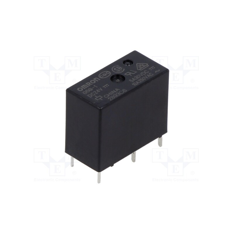 10 pcs : G5Q-1 DC24 (SP) - Relay: electromagnetic, SPDT, Ucoil: 24VDC, Icontacts max: 10A