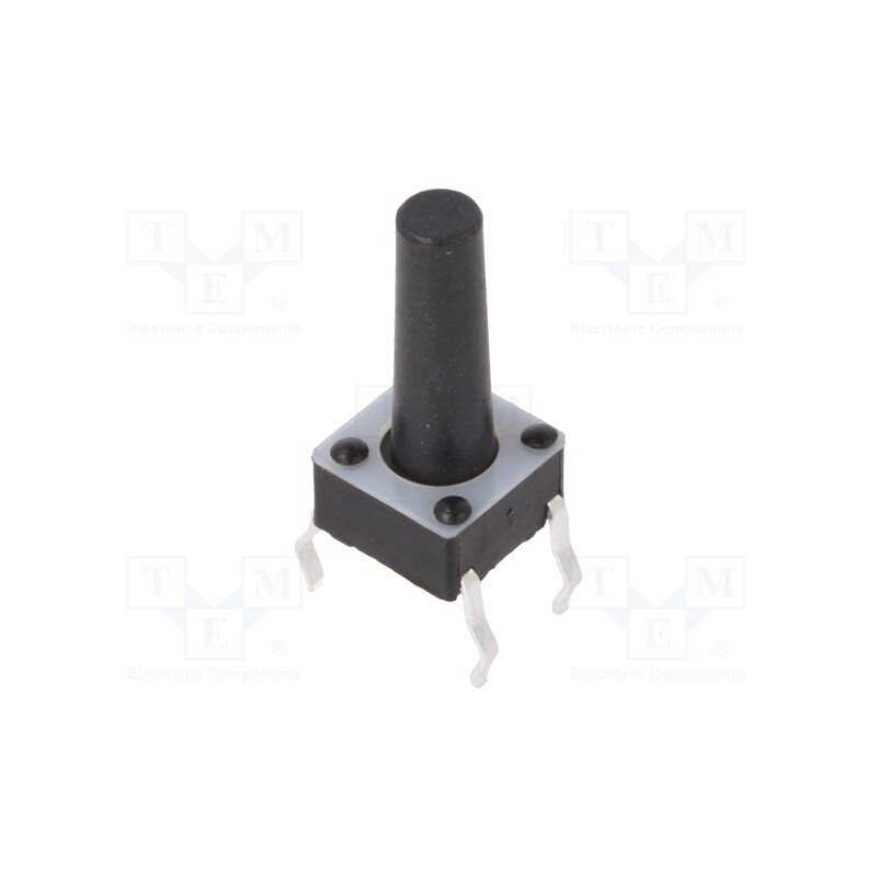 10 pcs : TL1105KF160Q - Microswitch TACT, SPST-NO, Pos: 2, 0.05A/12VDC, THT, 1.57N, 6x6x4mm