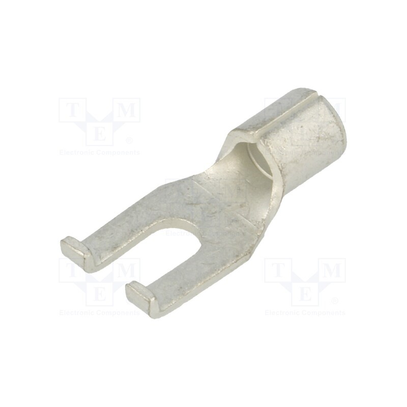 10 pcs : 8242 - Tip: fork, M3,5, crimped, for cable, non-insulated, copper, 3.66mm