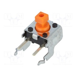 10 pcs : B3F-3155 - Microswitch TACT, SPST-NO, Pos: 2, 0.05A/24VDC, THT, none, 2.55N