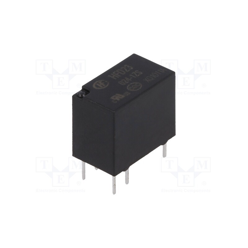 10 pcs : HFD23/024-1ZS - Relay: electromagnetic, SPDT, Ucoil: 24VDC, 2A, 0.5A/125VAC, PCB