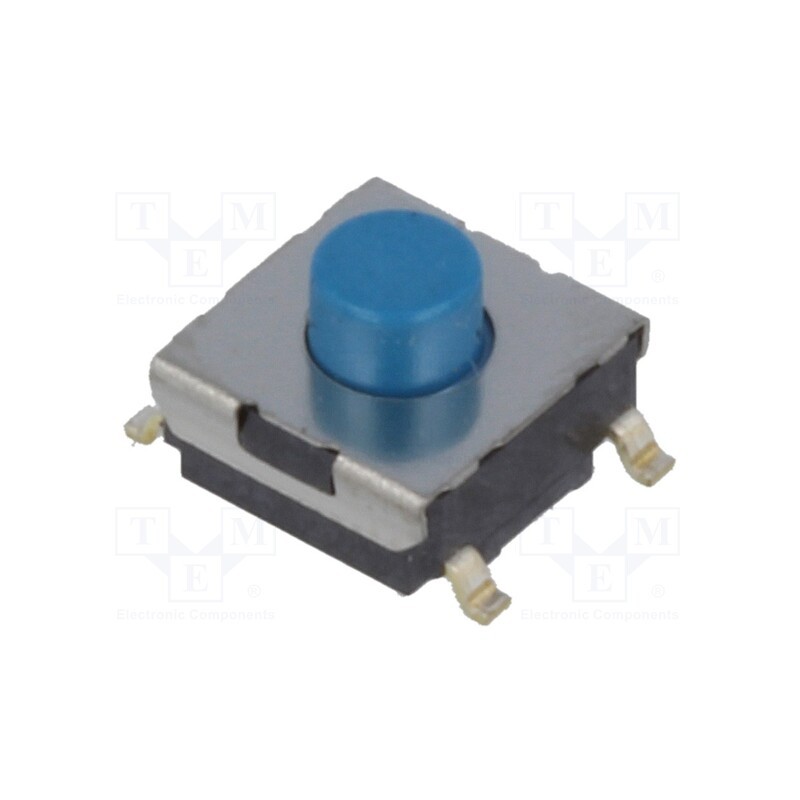 10 pcs : B3FS-1015 - Microswitch TACT, SPST-NO, Pos: 2, 0.05A/24VDC, SMT, none, 2.55N