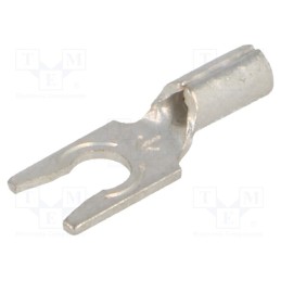 10 pcs : 8254 - Tip: fork, M3,5, crimped, for cable, non-insulated, copper, 3.66mm