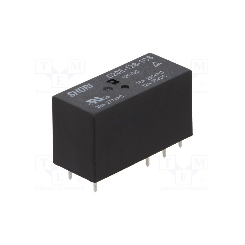 10 pcs : S20E-12B-1CS - Relay: electromagnetic, SPDT, Ucoil: 12VDC, Icontacts max: 20A
