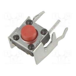 10 pcs : PTS645VK392 LFS - Microswitch TACT, SPST-NO, Pos: 2, 0.05A/12VDC, THT, none, 2.6N