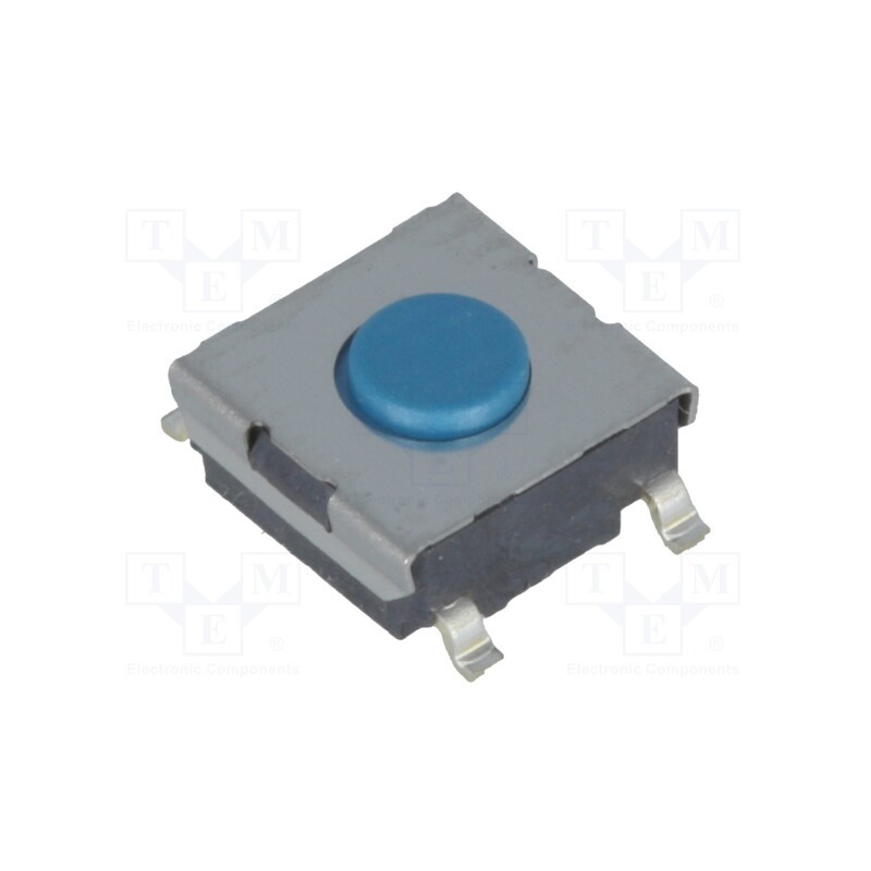10 pcs : B3FS-1005 - Microswitch TACT, SPST-NO, Pos: 2, 0.05A/24VDC, SMT, none, 2.55N