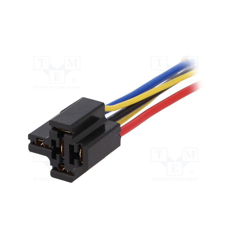 10 pcs : RS-D03 - Socket, PIN: 5, 40A, FRC2C-DC12,FRC2C-DC24,LD-12P,LDN-12F, 200mm