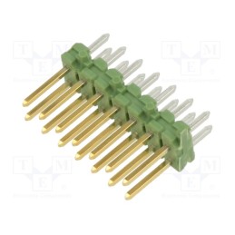 10 pcs : 825440-7 - Pin header, pin strips, AMPMODU, male, PIN: 14, straight, 2.54mm