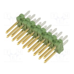 10 pcs : 825440-8 - Pin header, pin strips, AMPMODU, male, PIN: 16, straight, 2.54mm