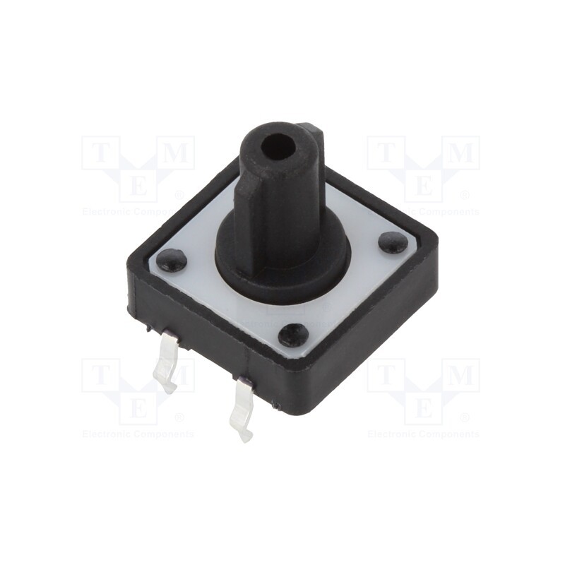 10 pcs : TL1100FF160Q - Microswitch TACT, SPST-NO, Pos: 2, 0.05A/12VDC, THT, 1.57N, 12mm