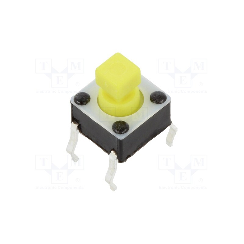 10 pcs : TL1105SPF250Q - Microswitch TACT, SPST-NO, Pos: 2, 0.05A/12VDC, THT, 2.45N, 6x6x4mm