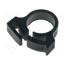 50 pcs : 192-10040 - Fixing clamp, ØBundle : 10.4÷11.7mm, W: 5.9mm, polyamide, black