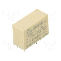 10 pcs : SZ-S-112L-C1 - Relay: electromagnetic, SPDT, Ucoil: 12VDC, Icontacts max: 16A, 16A