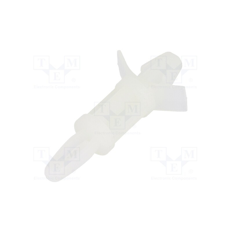 50 pcs : 8G813V40352 - PCB distance, polyamide, L: 12.7mm, snap fastener, natural