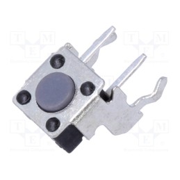 10 pcs : 1825027-1 - Microswitch TACT, SPST-NO, Pos: 2, 0.05A/24VDC, THT, none, 1N, round