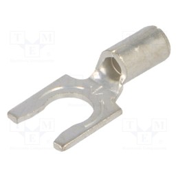 10 pcs : 8259 - Tip: fork, M4,5, crimped, for cable, non-insulated, copper, 4.98mm