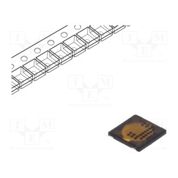 10 pcs : EVQP6PB35 - Microswitch TACT, SPST, Pos: 2, 0.02A/15VDC, SMT, 4.1x4.1x0.35mm