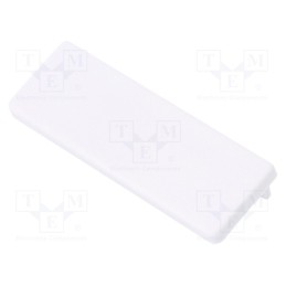 10 set : 84040001 -AS - Cap for LED profiles, white, 2pcs, ABS, WIDE24
