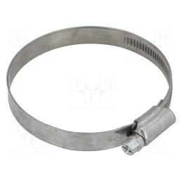 10 pcs : DD2060 - Worm gear clamp, W: 12mm, Clamping: 60÷80mm, DD, W2, DIN 3017