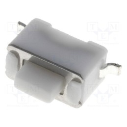 10 pcs : DTSM-32N-B - Microswitch TACT, SPST-NO, Pos: 2, 0.05A/12VDC, SMT, none, 1.6N