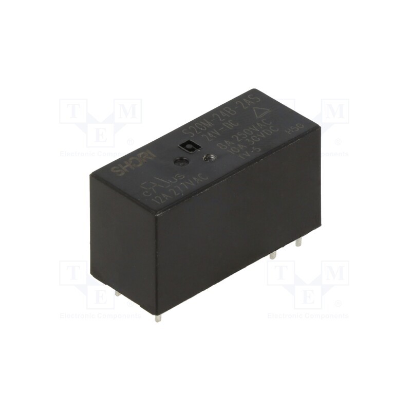 10 pcs : S4M-12B-2CS - Relay: electromagnetic, DPDT, Ucoil: 12VDC, Icontacts max: 5A, PCB