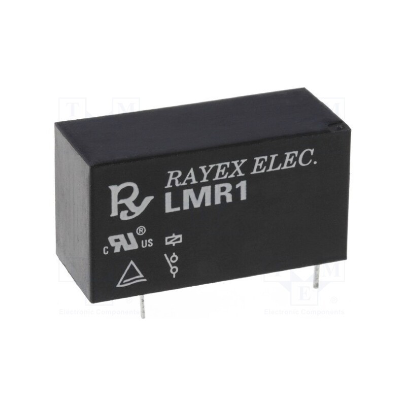 10 pcs : LMR1A-5D - Relay: electromagnetic, SPST-NO, Ucoil: 5VDC, 12A, 12A/250VAC, PCB