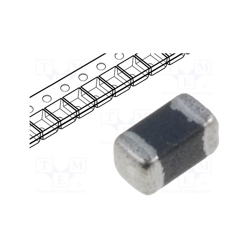 50 pcs : LCBC-601 - Ferrite: bead, Imp.@ 100MHz: 600Ω, SMD, 1.8A, 1206, R: 100mΩ