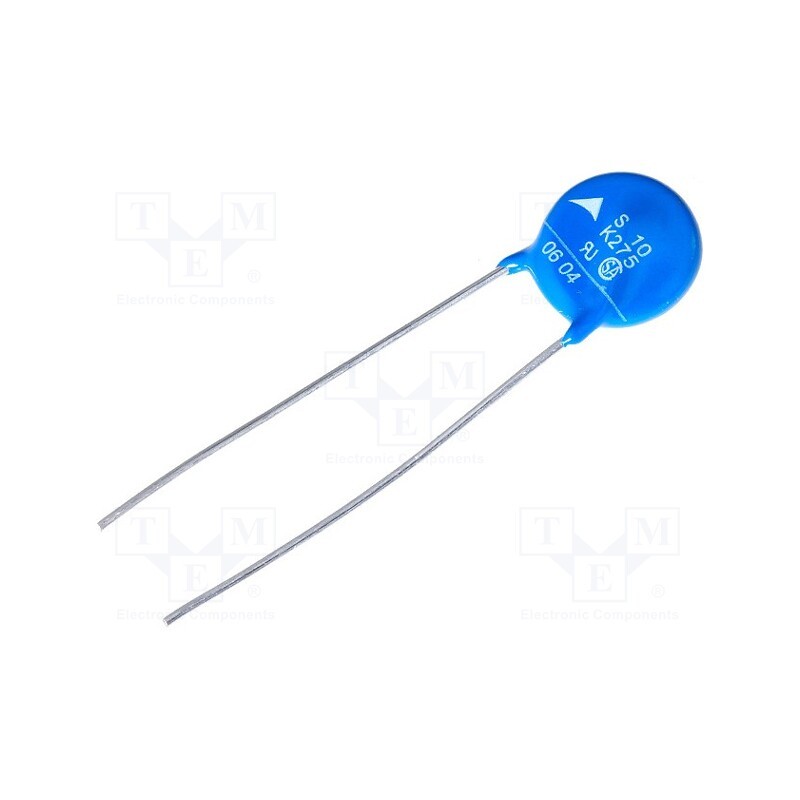 20 pcs : B72210S0271K101 - Varistor: metal-oxide, THT, 275VAC, 350VDC, 430V, 2500A, -40÷105°C