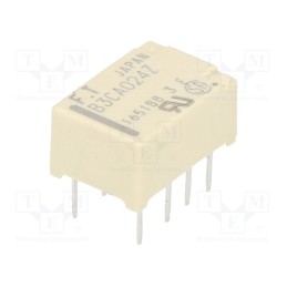 10 pcs : FTR-B3CA024Z - Relay: electromagnetic, DPDT, Ucoil: 24VDC, 2A, 0.3A/125VAC, THT