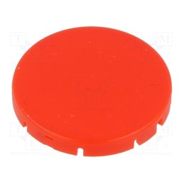 10 pcs : T22RRGRT - Actuator lens, RONTRON-R-JUWEL, red, Ø19.7mm