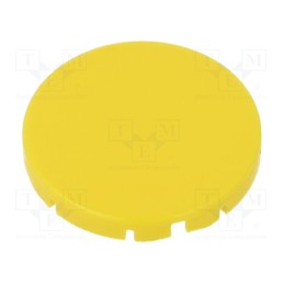 10 pcs : T22RRGGB - Actuator lens, RONTRON-R-JUWEL, yellow, Ø19.7mm