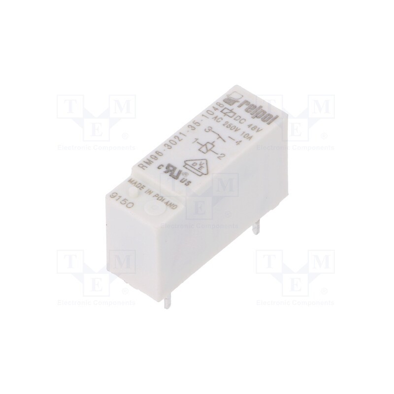 10 pcs : RM96-3021-35-1048 - Relay: electromagnetic, SPST-NO, Ucoil: 48VDC, 8A, 8A/250VAC, PCB