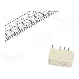 10 pcs : FTR-C1GA005G-B05 - Relay: electromagnetic, DPDT, Ucoil: 5VDC, 2A, 0.3A/125VAC, SMT